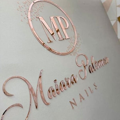 Logo em Acrílico Espelhado