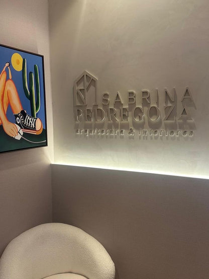 Logo 3D PVCrigido - Externo & Interno