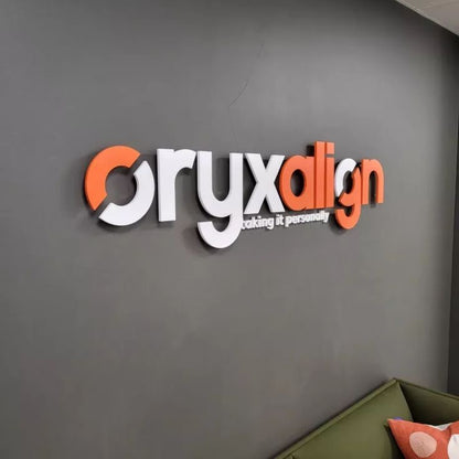 Logo 3D PVCrigido - Externo & Interno