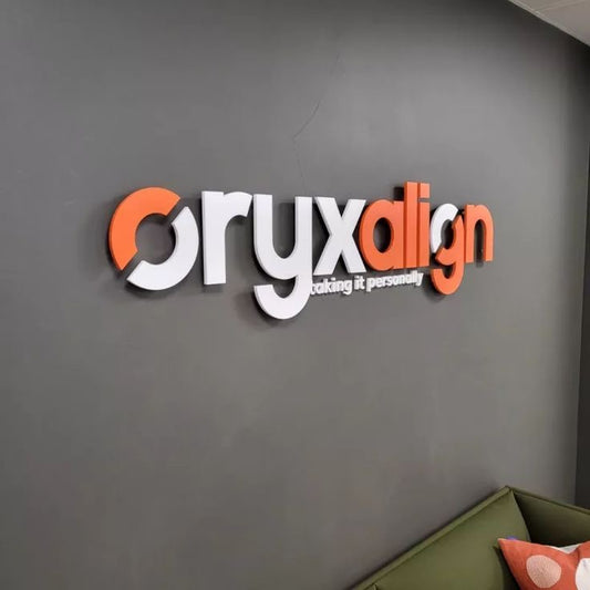 Logo 3D PVCrigido - Externo & Interno