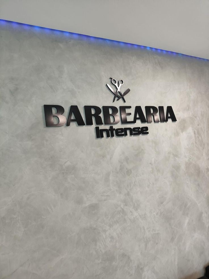 Logo 3D PVCrigido - Externo & Interno