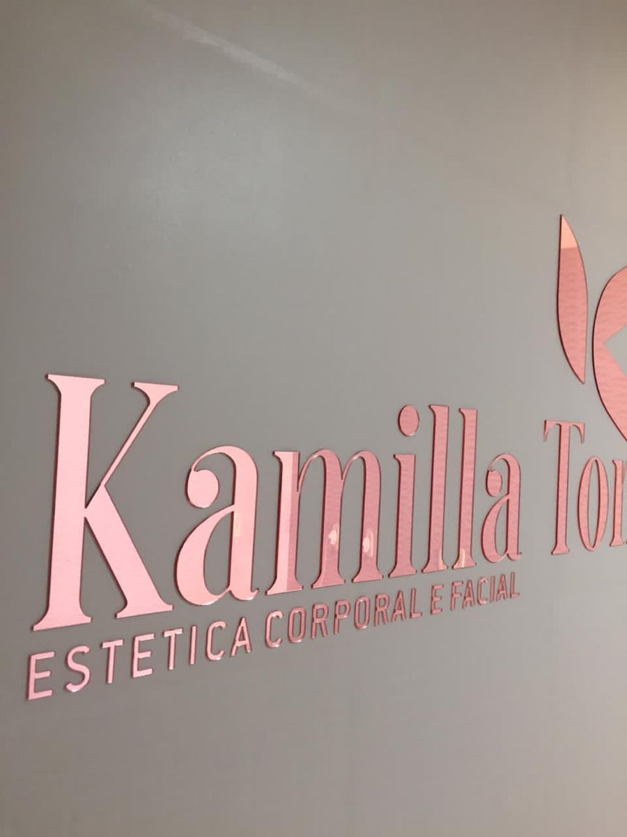 Logo em Acrílico Espelhado