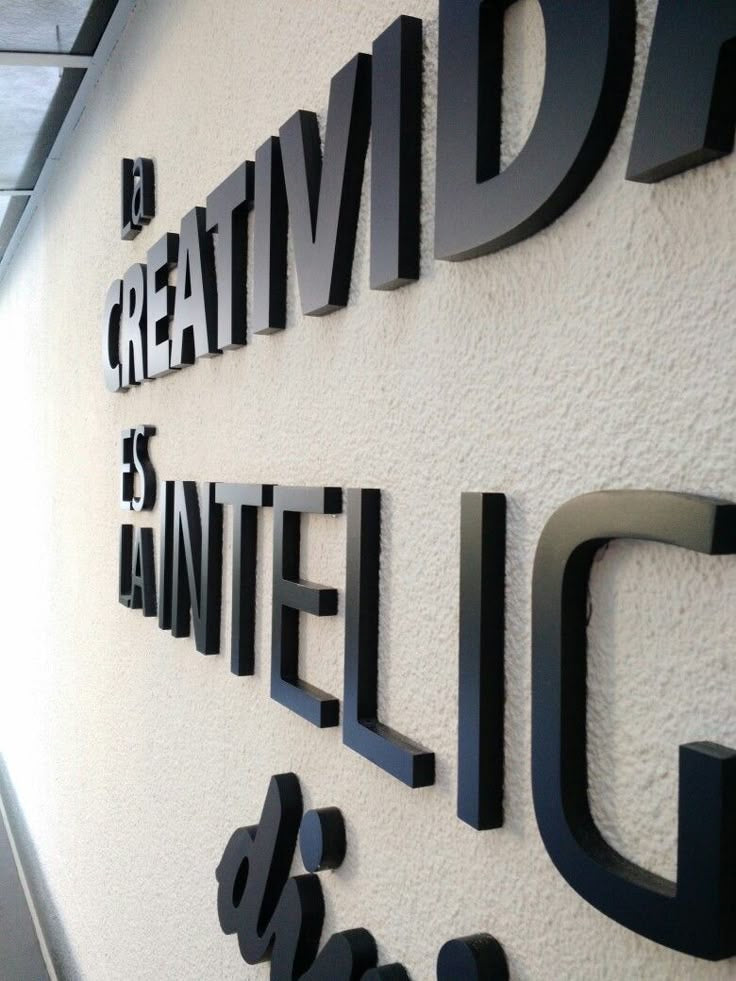 Logo 3D PVCrigido - Externo & Interno