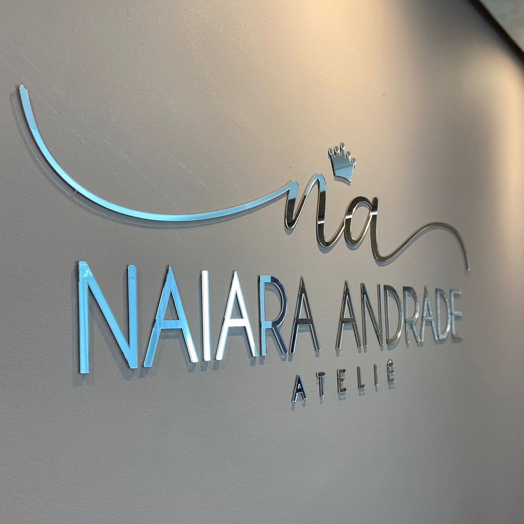 Logo em Acrílico Espelhado